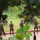 These are Uganda Army soldiers showing off their machine guns:<br />Americans in Africa are funny people. They have sabotaged the United Nation. They are training African leaders in warfare. To kill each other as they now say: We are in New York but we are watching you generals whom we keep training to rule and kill people with USA made modern armaments. What sort of neutral world police is that? Dag Hjalmar Agne Carl Hammarskj&ouml;ld was Secretary-General of the United Nations from 10 April 1953 until 18 September 1961 when he died in a plane crash while on a peace mission in the Congo. So then who killed him out of the many international police at that time who were roaming that country with territorial greed?