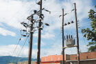 These are some of the expensive electricity systems in Uganda held on Wooden Utility Poles in the Electricity Supply Industry.