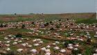 A refugee camp in Um Rakuba, Sudan, pictured in August. More than 50,000 Ethiopians have fled to Sudan since the Tigray conflict began in late 2020, according to the UN.