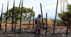 The razed down Rwenzururu kingdom palace.