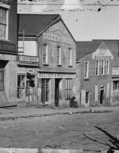 &copy; George N. Barnard via Library of Congress<br /><br />The site of an auction block in Atlanta, Georgia, where enslaved people were sold, 1864.